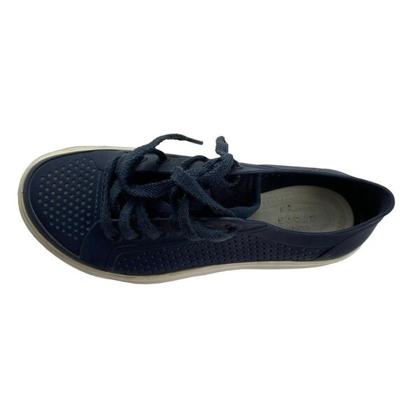 CROCS Citilane Roka‎ Blue & White Sneakers Women's Size W6 Shoes Lace-Up - Picture 11 of 15